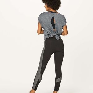 Lululemon Keyhole Tie Back Tee